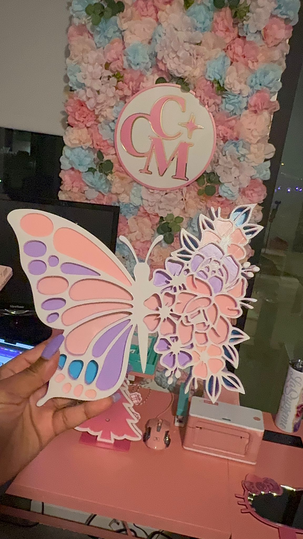 3d printed butterfly