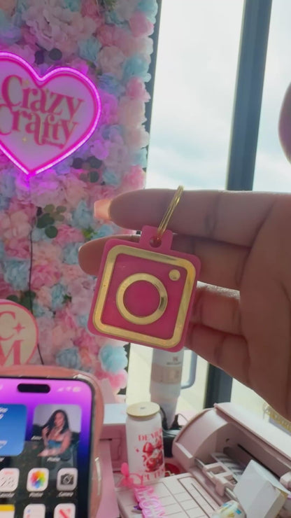Instagram NFC (TAP) Keychain
